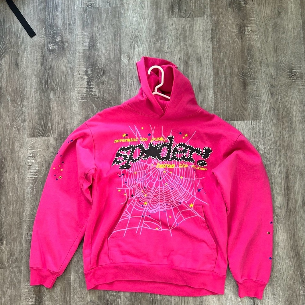 Spider Pink Hoodie
